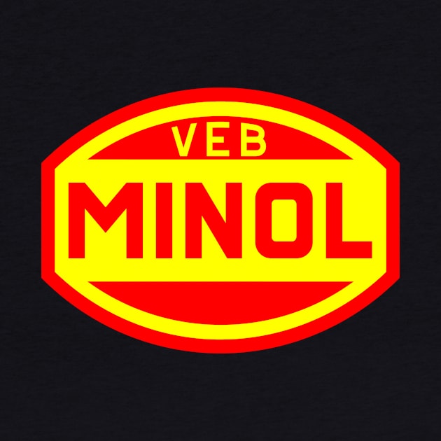 VEB Minol logo (original in 2c) by GetThatCar